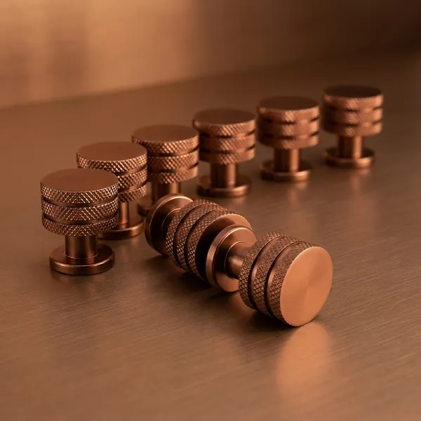 Knurled_Cabinet_Knob,_Finish,_Round_Shape,_For_Drawer_And_Cabinet_Door_(8,_Rose_Gold)_(30_x_23)_MM