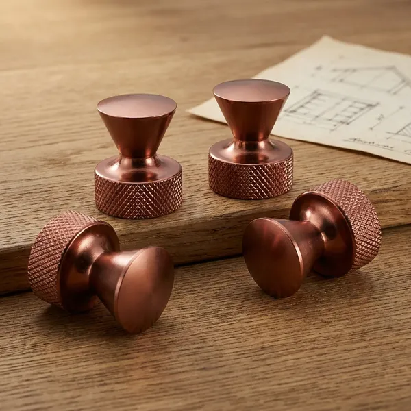 Knurled_Cabinet_Knob,_Brushed_Finish,_For_Drawer_And_Cabinet_Door_(4,_Rose_Gold)_(30_x_23)_MM