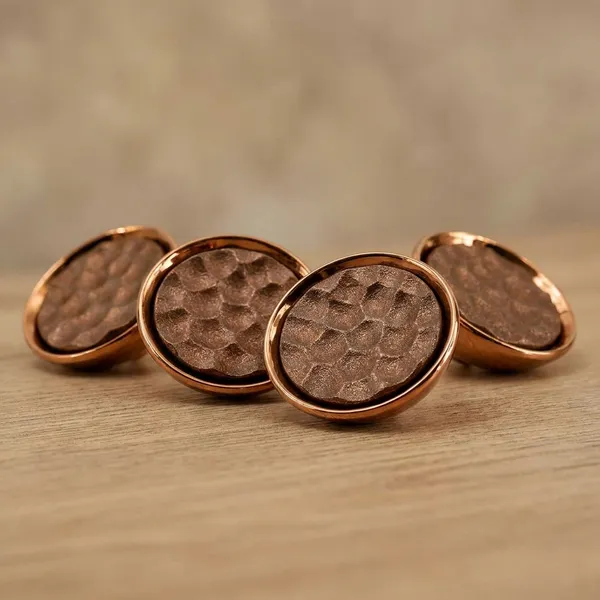 Metal_Cabinet_Knob_With_Hammered_Finish,_,_Easy_To_Install,_For_Cabinet_Doors_And_Drawer_Fronts_(4,_Rose_Gold)_40_MM
