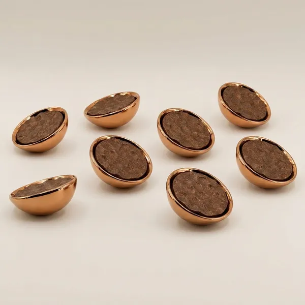 Metal_Cabinet_Knob_With_Hammered_Finish,_,_Easy_To_Install,_For_Cabinet_Doors_And_Drawer_Fronts_(8,_Rose_Gold)_40_MM