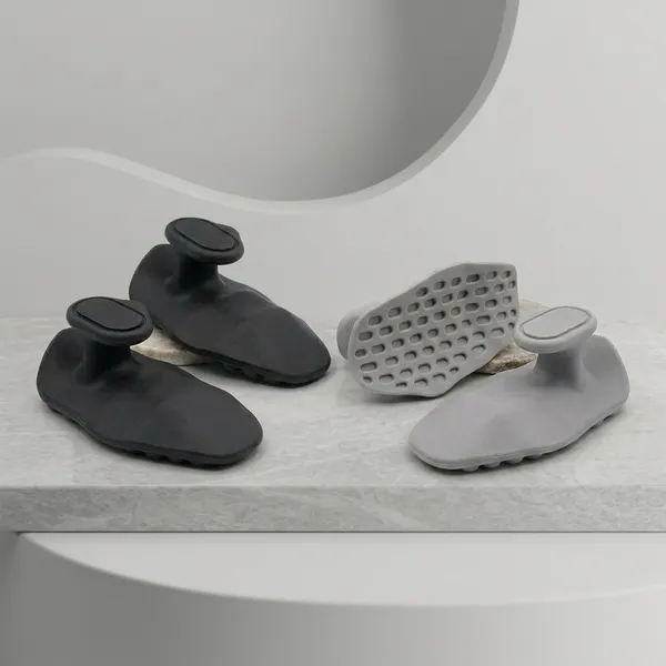 Silicone_Heel_Cushion_Pad_Duo_–_Black_&_Grey