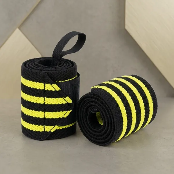 Powergripx_Latex_Resistance_Band_Set_Light_Yellow_Black_-_Pack_of_2
