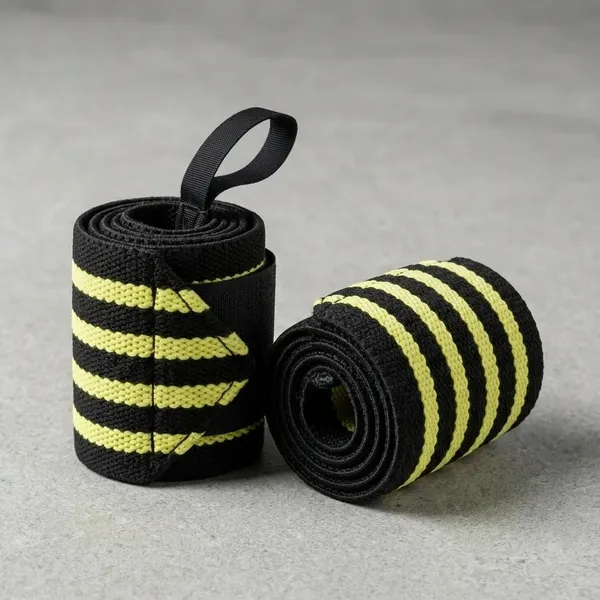 Powergripx_Latex_Resistance_Band_Set_Light_Yellow_Black_-_Pack_of_2