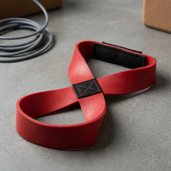 Powergripx_Red_Latex_Figure_8_Resistance_Band_-_Pack_of_2