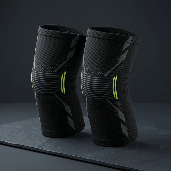 Powergripx_Black_Neoprene_Knee_Support_Brace