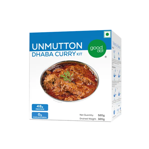 Unmutton_Dhaba_Curry_Ready_To_Cook_Plant_Based_Kit_(Pack_Of_2)_+_Vegetarian_Bytz_Quinoa_&_Soy_Plant_Based_Snack_(Pack_Of_2)