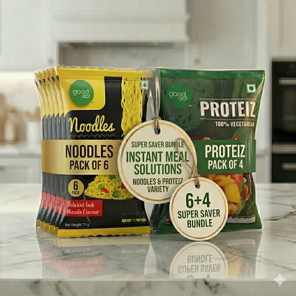 Proteiz_High_Protein_Plant_Based_Soy_&_Wheat_Chunks_(Pack_Of_4)_+_Pea_&_Soy_Protein_Instant_Noodles_(Pack_Of_6)