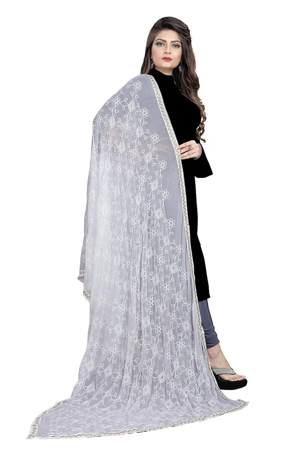 Women_Embroidered_Chiffon_Dupatta_White_Free_Size
