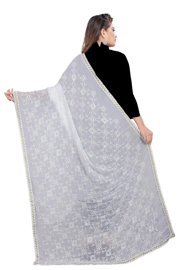 Women_Embroidered_Chiffon_Dupatta_White_Free_Size