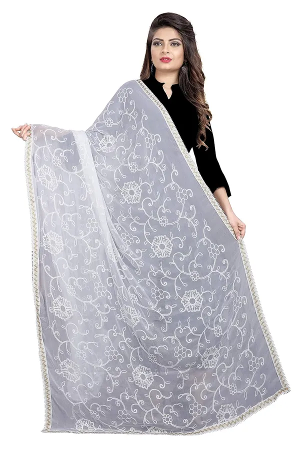 Women_Embroidered_Chiffon_Dupatta_White_Free_Size