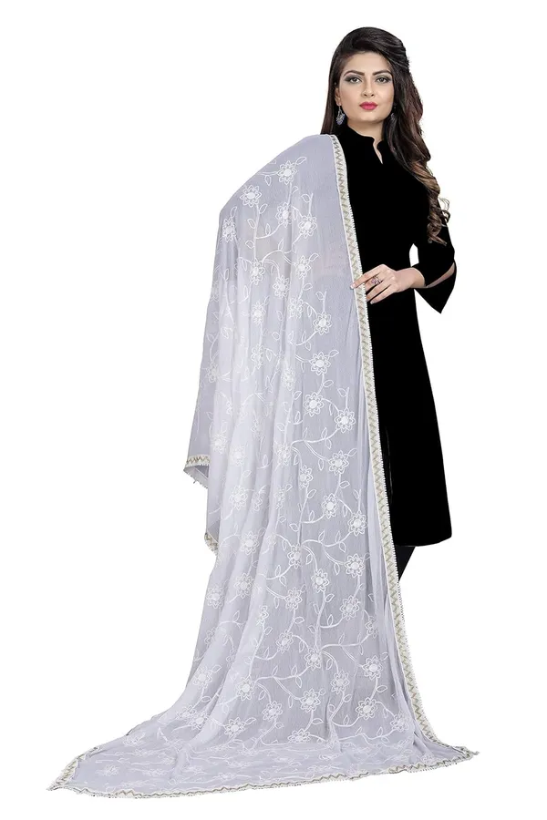 Women_Designer_Pure_Chiffon_Dupatta_With_Pure_Cotton_Thread_Embroidery_Work