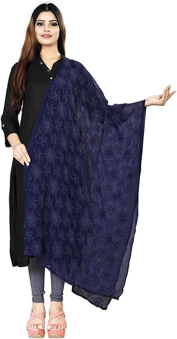Women_Designer_Pure_Chiffon_Dupatta_With_Pure_Cotton_Thread_Embroidery_Work