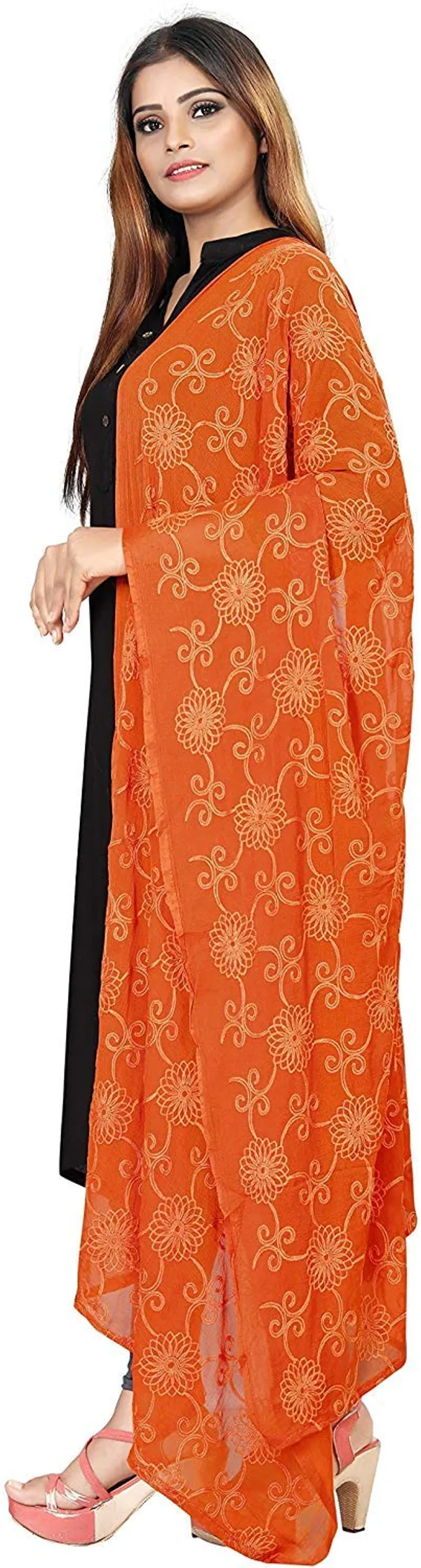 Women_Designer_Pure_Chiffon_Dupatta_With_Pure_Cotton_Thread_Embroidery_Work