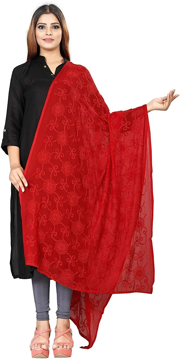 Women_Designer_Pure_Chiffon_Dupatta_With_Pure_Cotton_Thread_Embroidery_Work