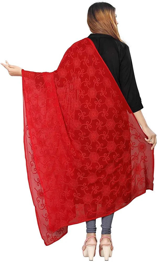 Women_Designer_Pure_Chiffon_Dupatta_With_Pure_Cotton_Thread_Embroidery_Work