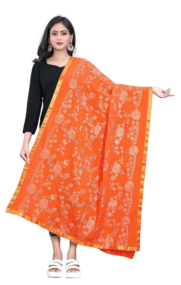 Women_Embroidered_Chiffon_Dupatta