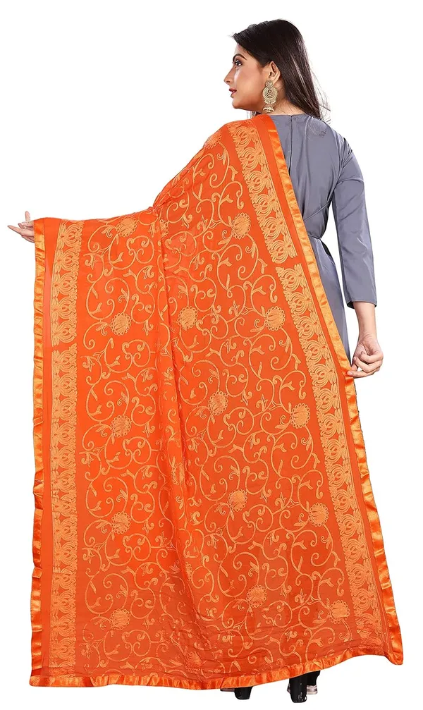 Miss_India_Women_Chiffon_Dupatta_With_Gold_Embroidery