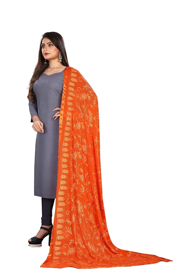 Miss_India_Women_Chiffon_Dupatta_With_Gold_Embroidery