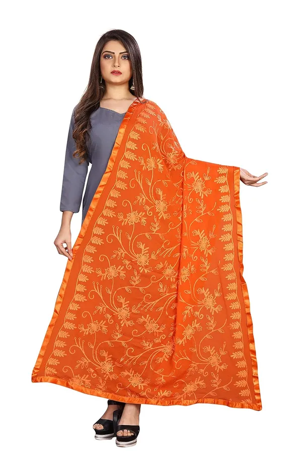 Miss_India_Women_Chiffon_Dupatta_With_Gold_Embroidery
