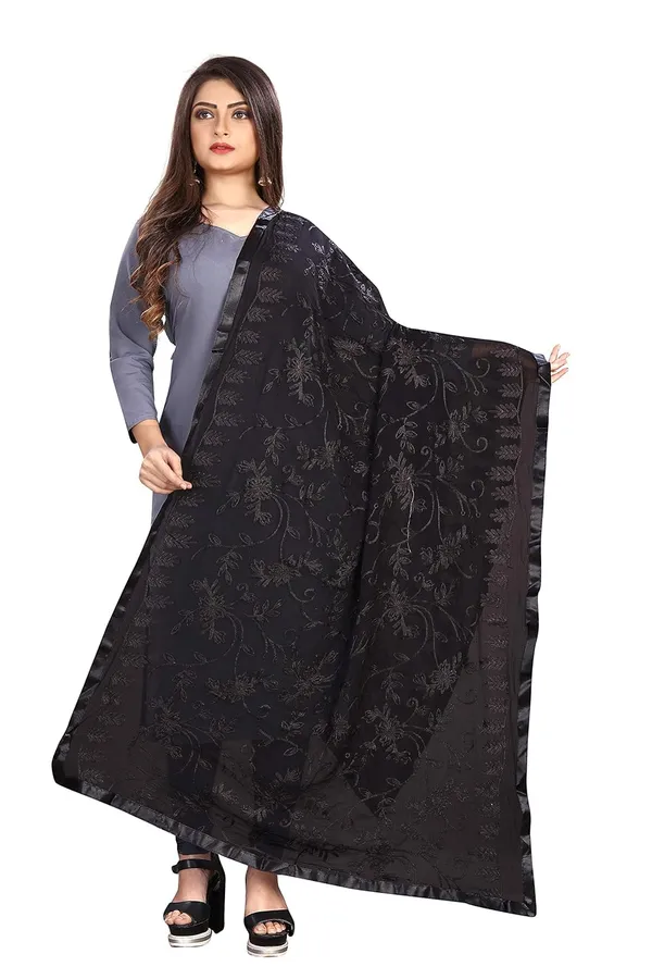 Miss_India_Women_Chiffon_Dupatta_With_Gold_Embroidery
