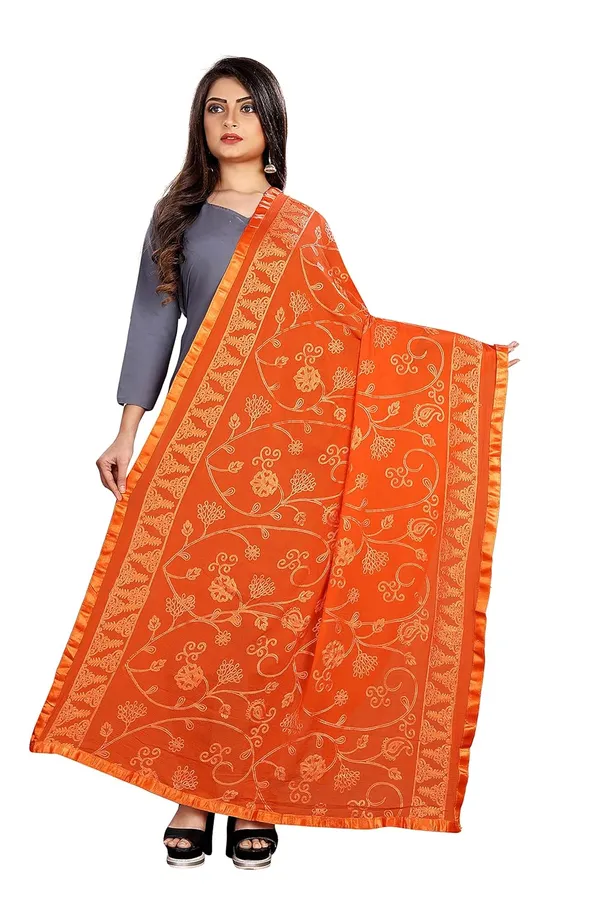 Miss_India_Women_Chiffon_Dupatta_With_Gold_Embroidery