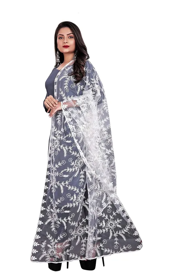 Women_Embroidered_Nylon_Net_Dupatta