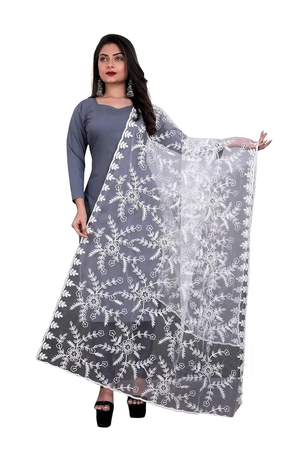 Women_Embroidered_Nylon_Net_Dupatta