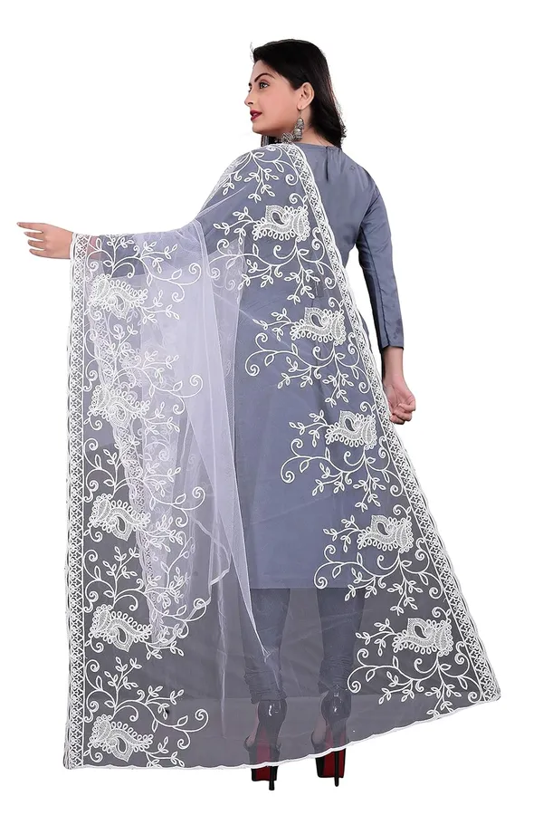 Women_Embroidered_Nylon_Net_Dupatta