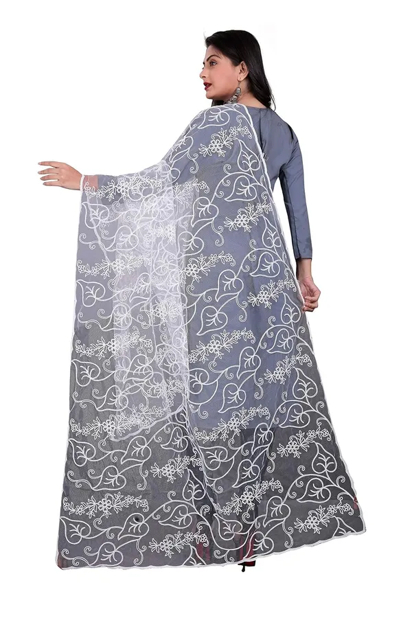 Women_Embroidered_Nylon_Net_Dupatta