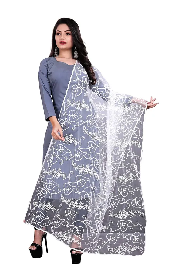 Women_Embroidered_Nylon_Net_Dupatta
