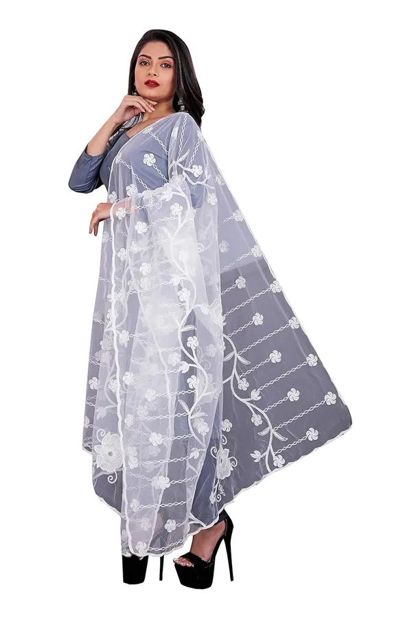 Women_Embroidered_Nylon_Net_Dupatta