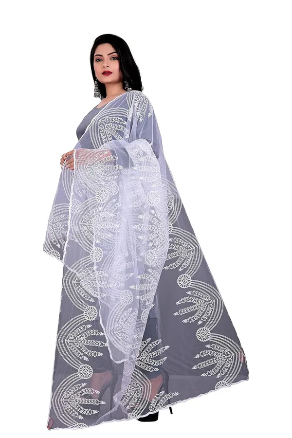Women_Embroidered_Nylon_Net_Dupatta