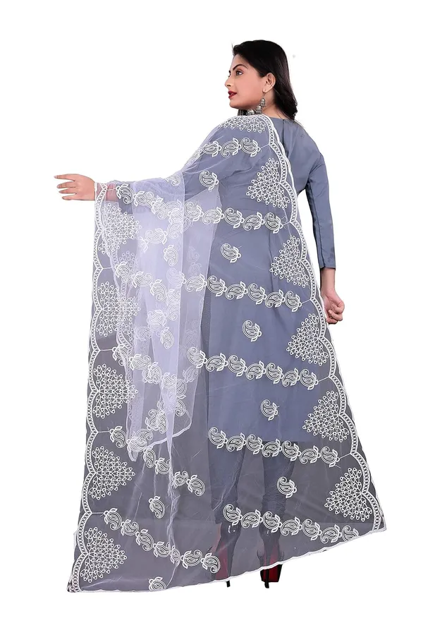 Women_Embroidered_Nylon_Net_Dupatta
