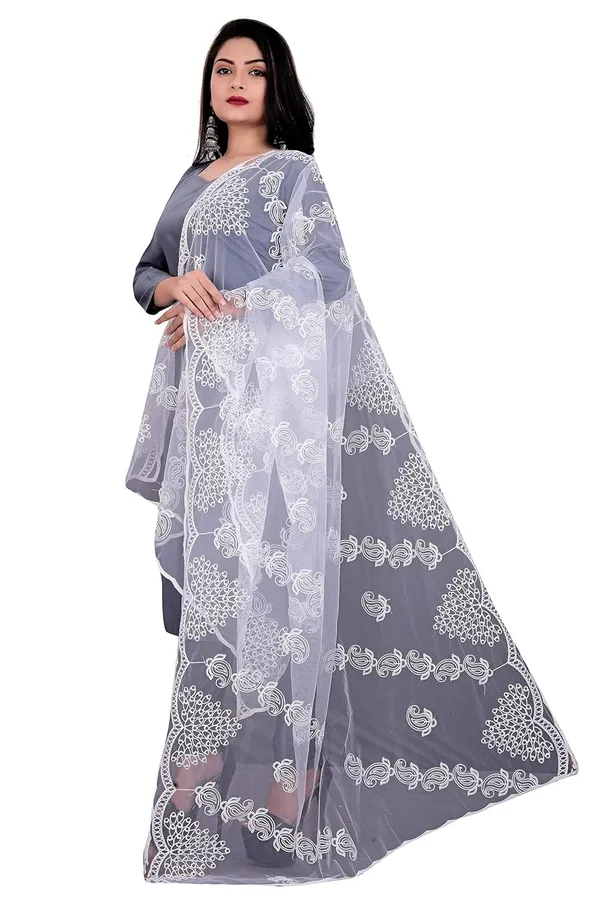 Women_Embroidered_Nylon_Net_Dupatta