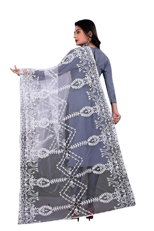 Women_Embroidered_Nylon_Net_Dupatta