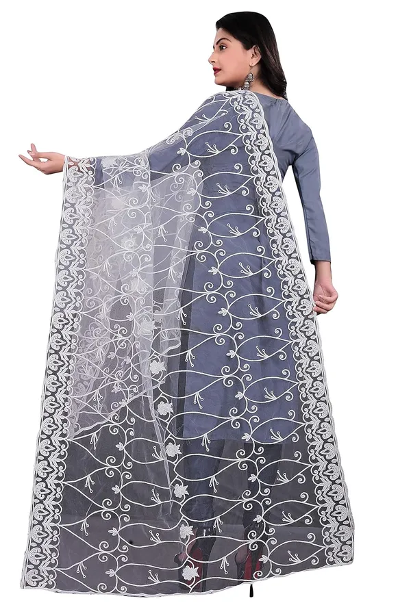 Women_Embroidered_Nylon_Net_Dupatta