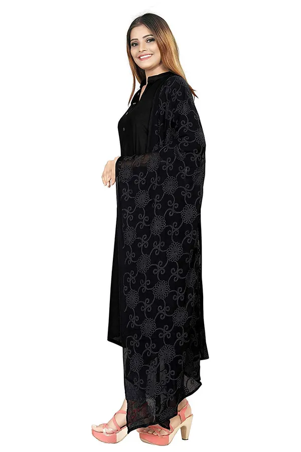 Women_Embroidered_Chiffon_Dupatta_White_Free_Size