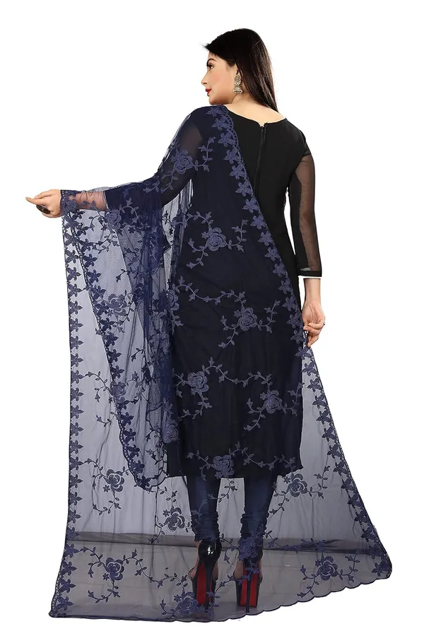 Women_Nylon_Net_Embroidered_Dupatta