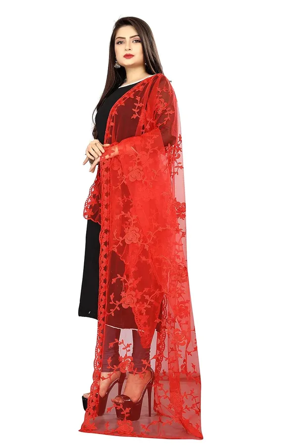 Women_Nylon_Net_Embroidered_Dupatta