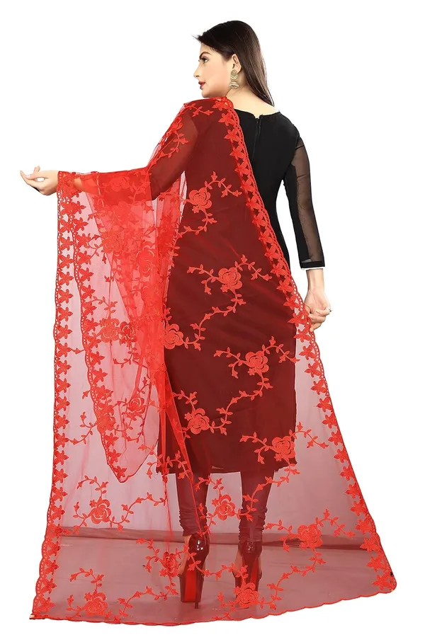 Women_Nylon_Net_Embroidered_Dupatta
