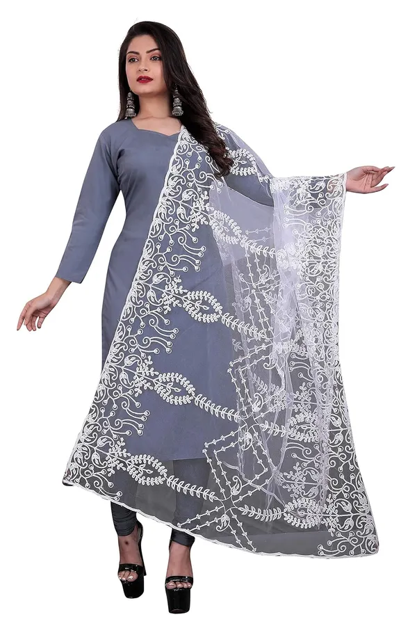 Women_Designer_Nylon_Net_Embroidered_Dupatta