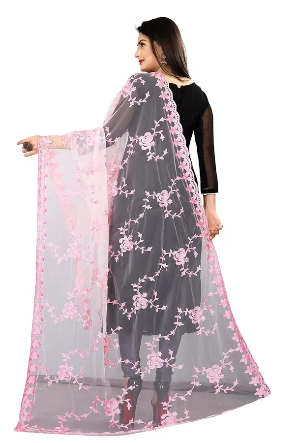 Women_Nylon_Net_Embroidered_Dupatta