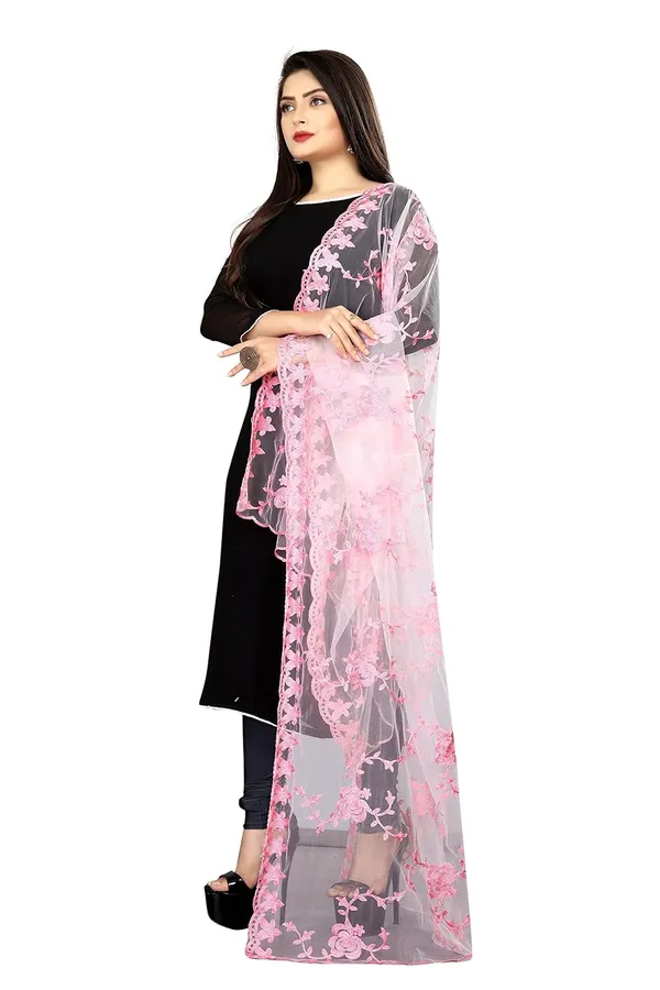 Women_Nylon_Net_Embroidered_Dupatta