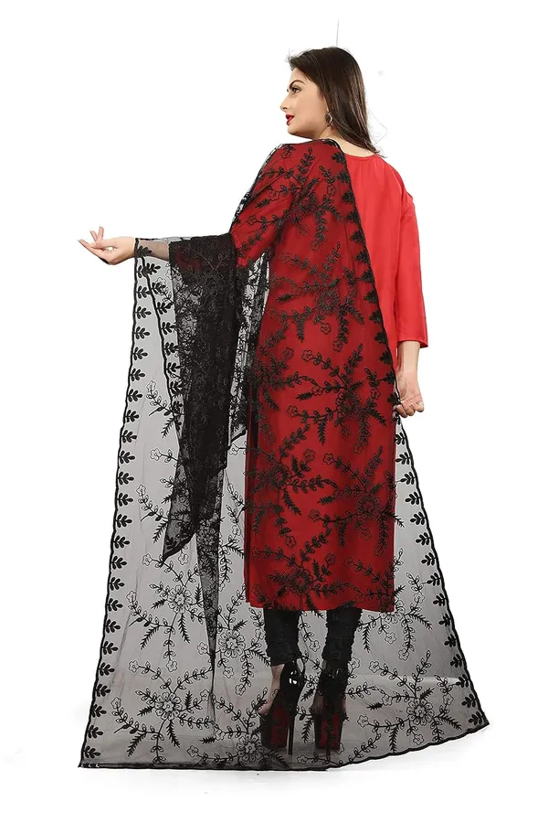 Women_Designer_Nylon_Net_Embroidered_Dupatta