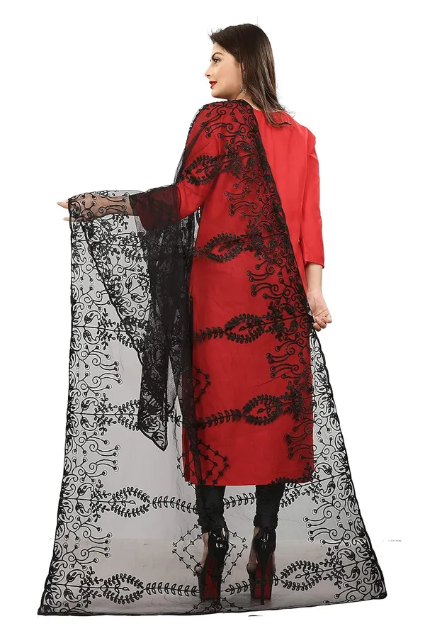 Women_Designer_Nylon_Net_Embroidered_Dupatta