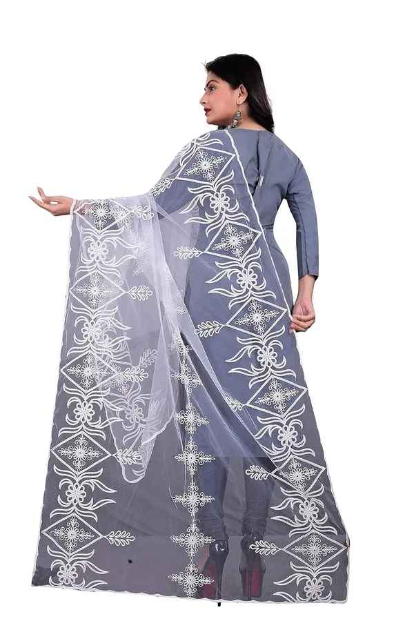 Women_Designer_Nylon_Net_Embroidered_Dupatta