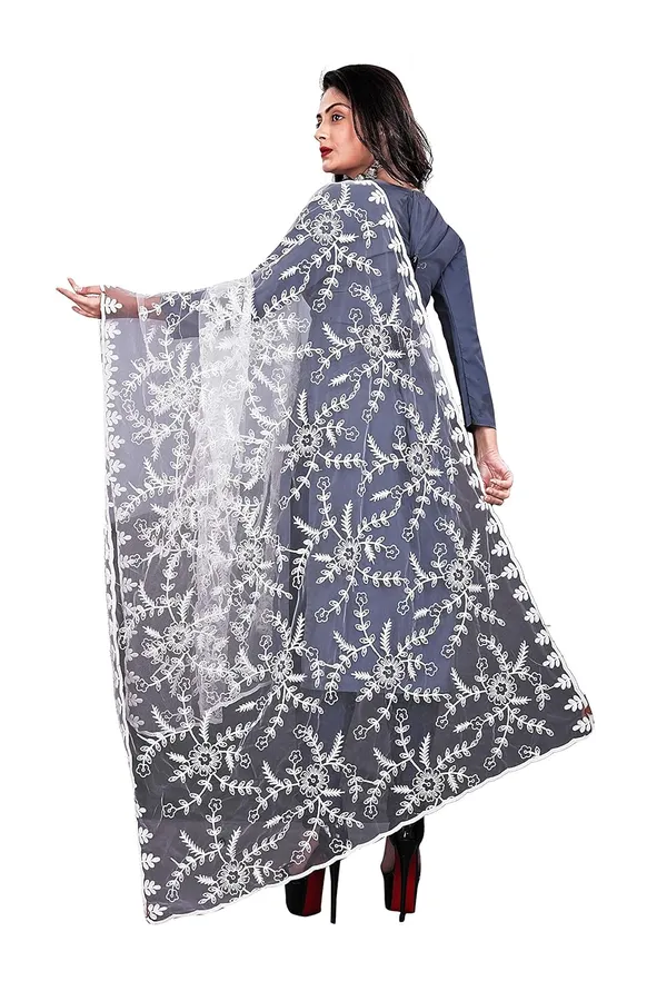 Women_Designer_Nylon_Net_Embroidered_Dupatta
