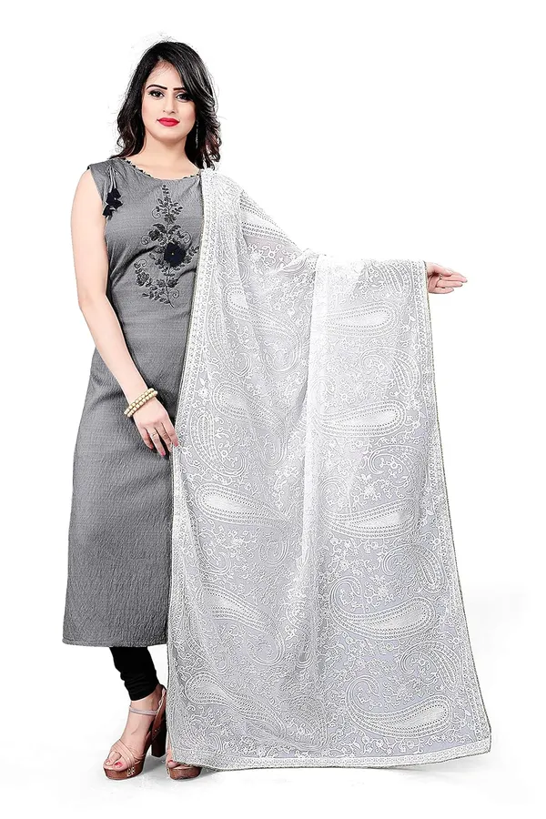 Designer_Women_Pure_Georgette_Kashmiri_Embroidered_Dupatta