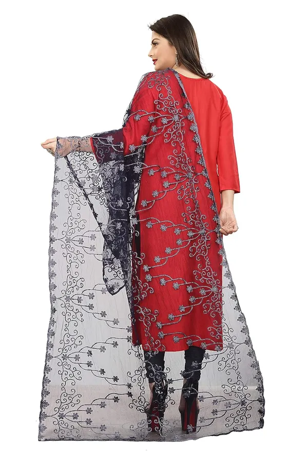 Women_Designer_Nylon_Net_Embroidered_Dupatta