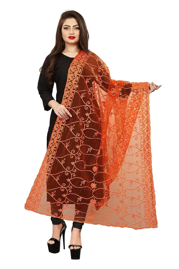 Women_Nylon_Net_Embroidered_Dupatta_Free_Size